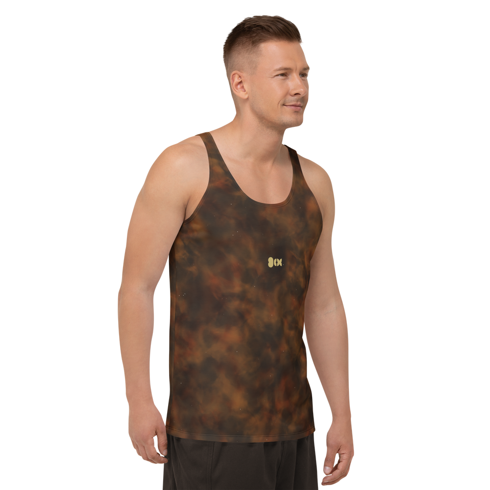 tiger's breath tank top men model front